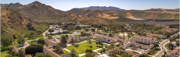 Aerial photo of Channel Islands campus