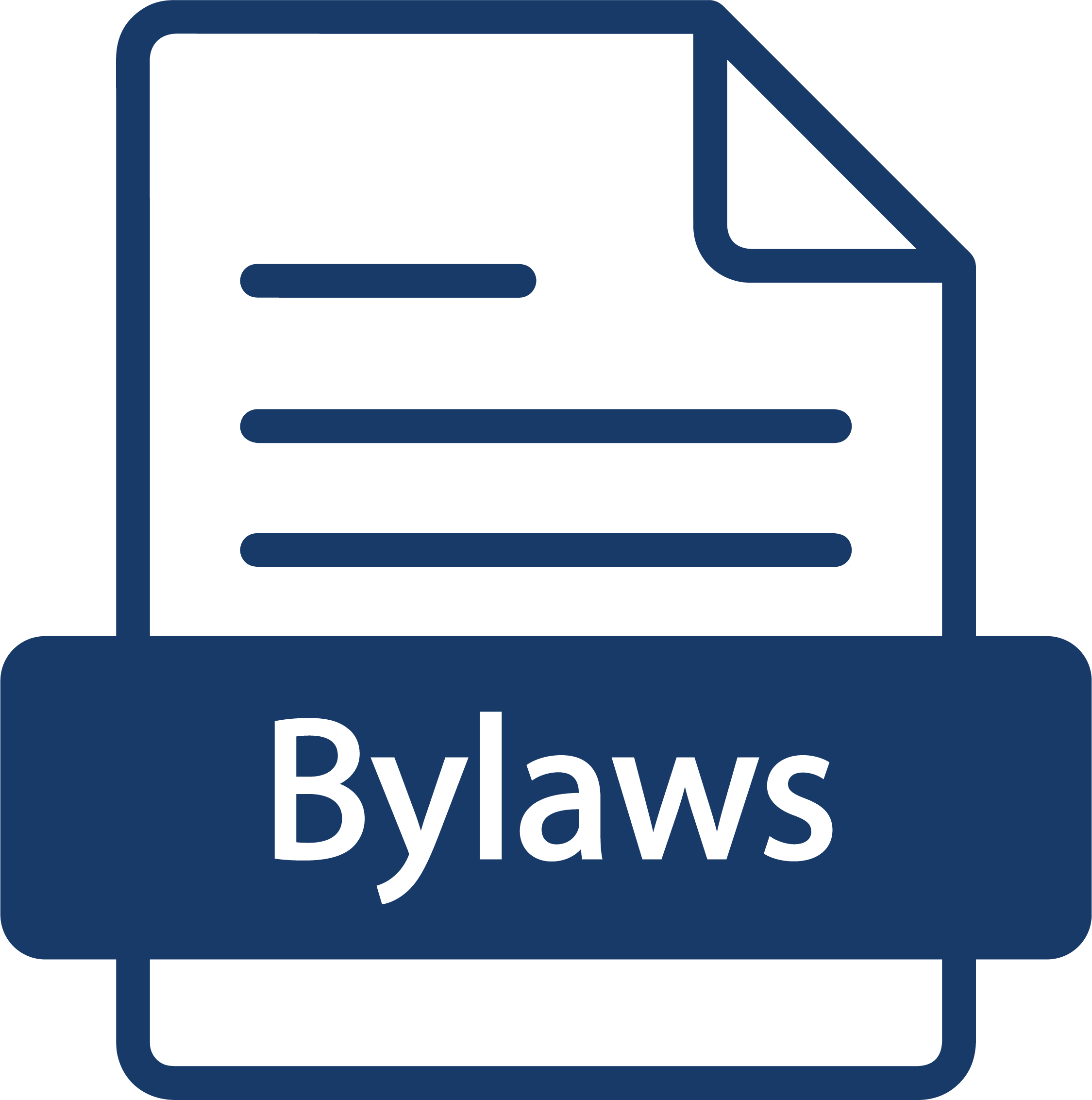 current bylaws document